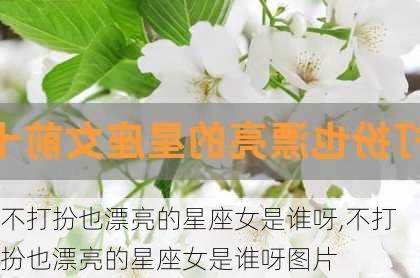 不打扮也漂亮的星座女是谁呀,不打扮也漂亮的星座女是谁呀图片