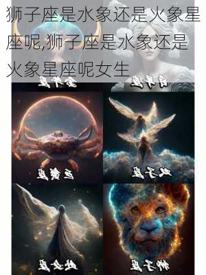 狮子座是水象还是火象星座呢,狮子座是水象还是火象星座呢女生