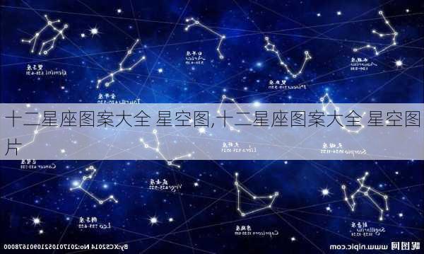 十二星座图案大全 星空图,十二星座图案大全 星空图片