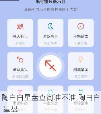 陶白白星盘查询准不准,陶白白 星盘