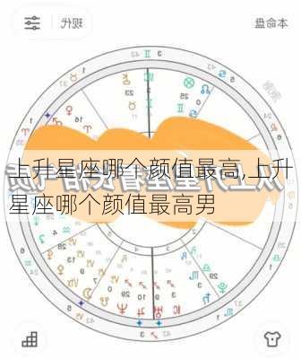 上升星座哪个颜值最高,上升星座哪个颜值最高男