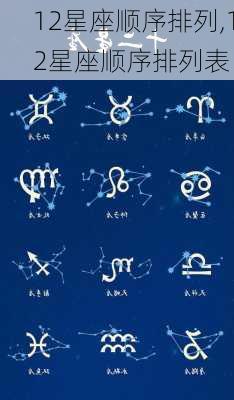 12星座顺序排列,12星座顺序排列表