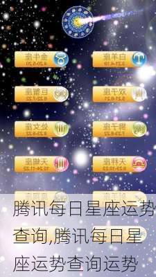 腾讯每日星座运势查询,腾讯每日星座运势查询运势