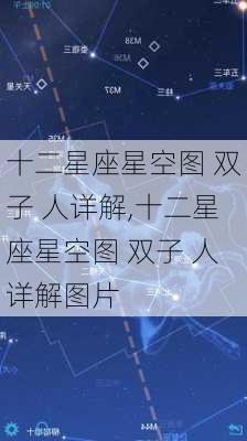 十二星座星空图 双子 人详解,十二星座星空图 双子 人详解图片