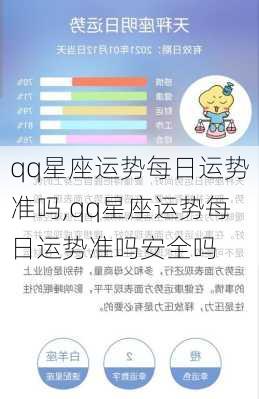 qq星座运势每日运势准吗,qq星座运势每日运势准吗安全吗