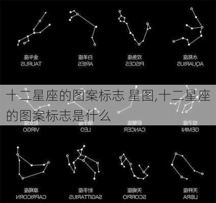 十二星座的图案标志 星图,十二星座的图案标志是什么