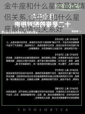 金牛座和什么星座最配情侣关系,金牛座和什么星座最配情侣关系好