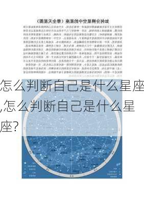 怎么判断自己是什么星座,怎么判断自己是什么星座?