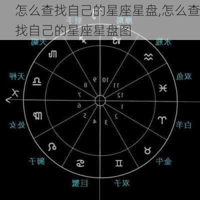 怎么查找自己的星座星盘,怎么查找自己的星座星盘图