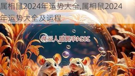 属相鼠2024年运势大全,属相鼠2024年运势大全及运程