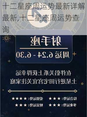 十二星座周运势最新详解最新,十二星座周运势查询