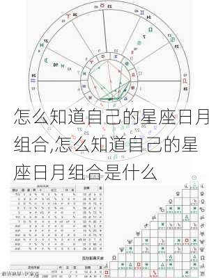 怎么知道自己的星座日月组合,怎么知道自己的星座日月组合是什么