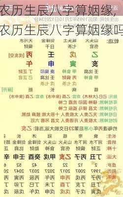 农历生辰八字算姻缘,农历生辰八字算姻缘吗