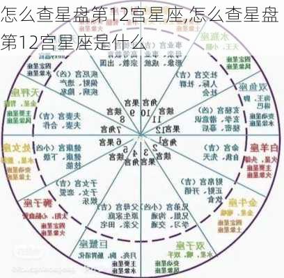 怎么查星盘第12宫星座,怎么查星盘第12宫星座是什么