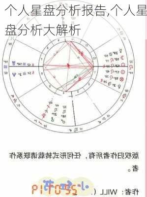 个人星盘分析报告,个人星盘分析大解析