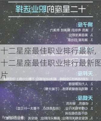 十二星座最佳职业排行最新,十二星座最佳职业排行最新图片