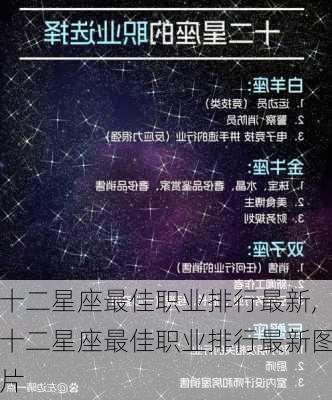 十二星座最佳职业排行最新,十二星座最佳职业排行最新图片