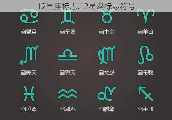 12星座标志,12星座标志符号