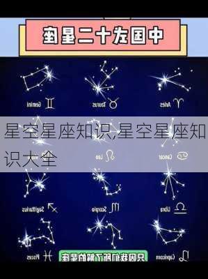 星空星座知识,星空星座知识大全