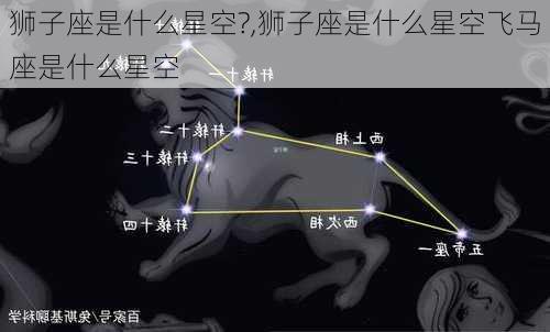 狮子座是什么星空?,狮子座是什么星空飞马座是什么星空