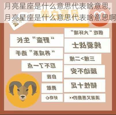 月亮星座是什么意思代表啥意思,月亮星座是什么意思代表啥意思啊